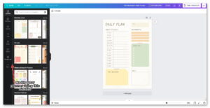 Canva planner edit