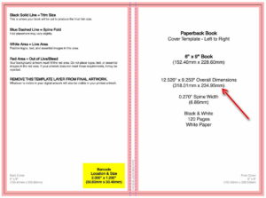 KDP template dimensions