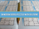 50 Medium Sudoku Puzzles With Solutions