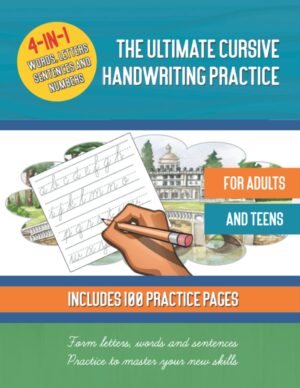 Cursive writing practice for adults
