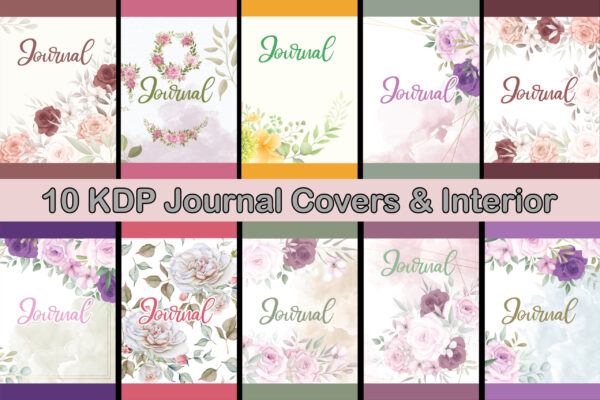 KDP journal covers