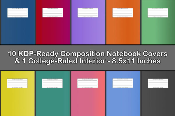 KDP gradient notebook covers