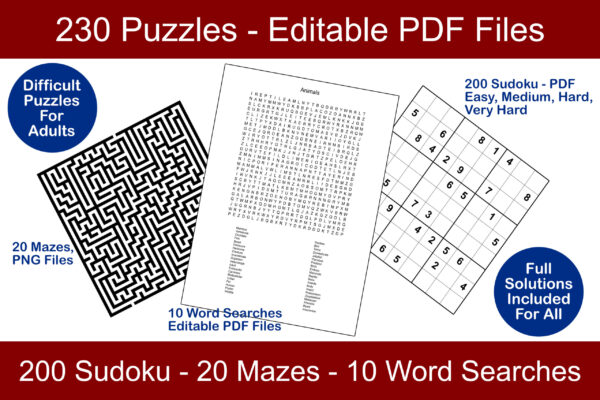 230 KDP puzzles