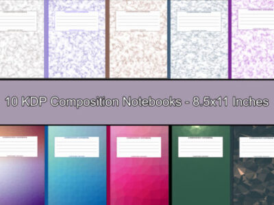 Digital Composition Notebook Covers & Interior (Digital)