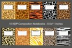 10 KDP Composition Notebooks With Interior
