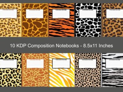 10 KDP Composition Notebooks With Interior (Digital)