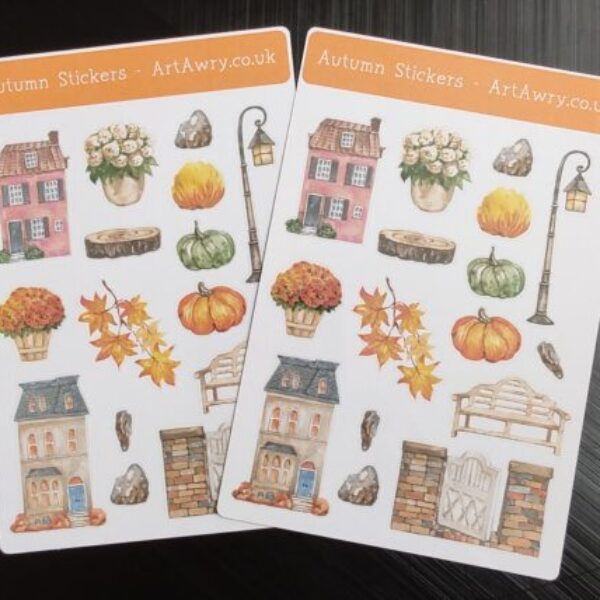 Autumn sticker sheet - Free UK delivery