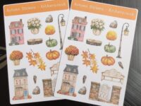 Autumn sticker sheet - Free UK delivery