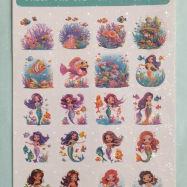 Under the Sea Mermaid Sticker Bundle - Free UK Delivery
