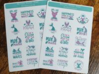 Mermaid sticker sheet - Free UK delivery
