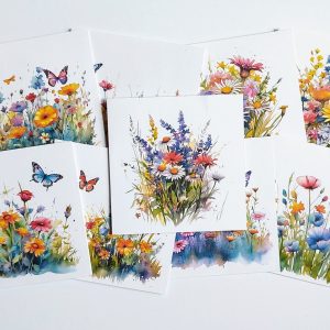 9 Mini greeting cards with envelopes - Image 4