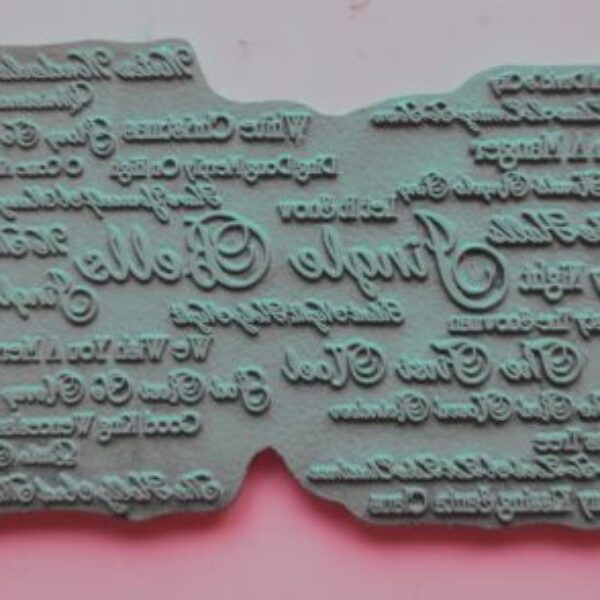 USED: Christmas Sentiments Stamp