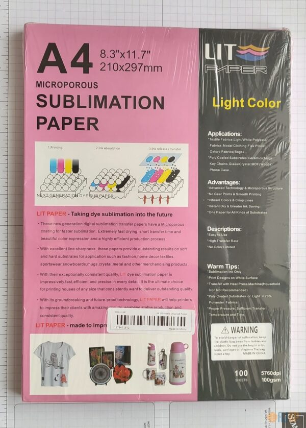 Sublimation paper