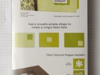 USED: Sizzix #3 Card, Horizontal Note