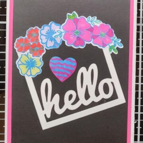Bright 'Hello' Card