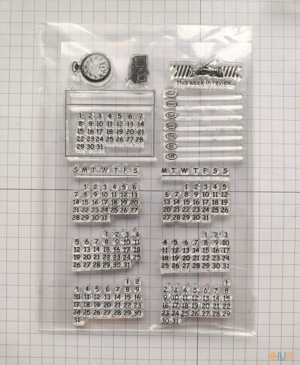 Journal / Diary / Calendar Stamp Set