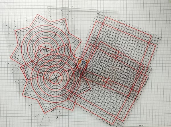 6"x6" Grip Mat & 4 Measuring Guides