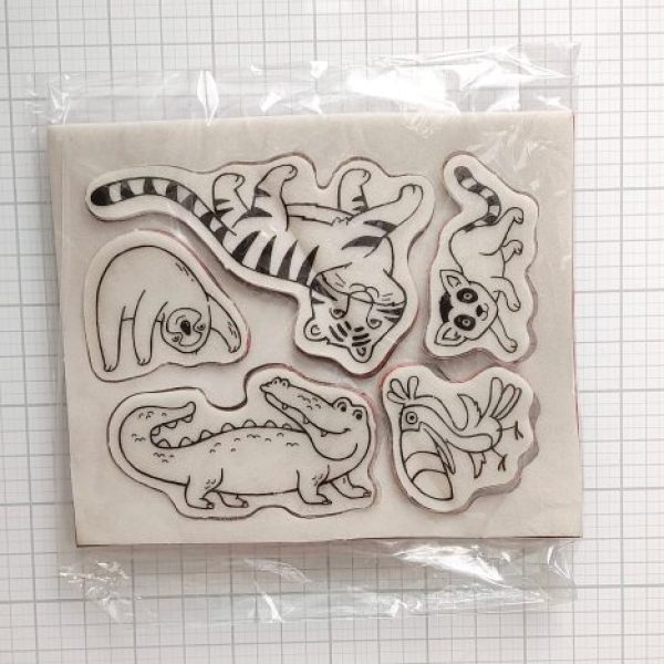 USED: Stampin' Up Jungle Pals Stamps