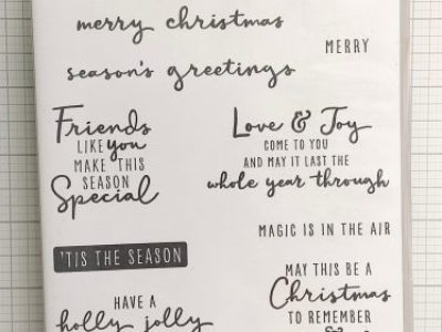 Stampin' Up Christmas to Remember Stamp Set