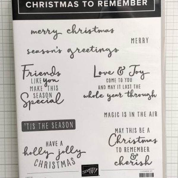 Stampin' Up Christmas to Remember Stamp Set