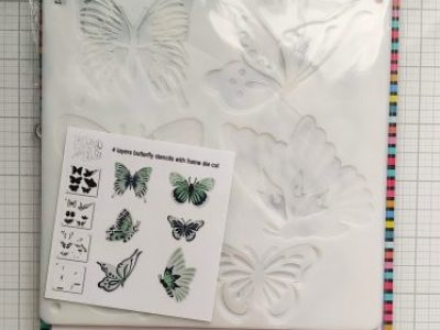 Butterfly Layering Stencil & Die Set