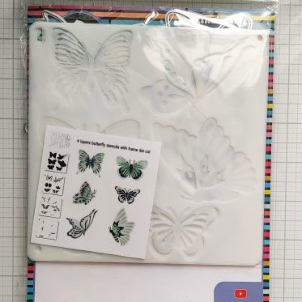 Butterfly Layering Stencil & Die Set