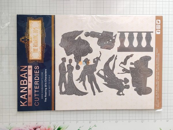 Roaring 20's Character Dies - Kanban Crafts Cutterdies