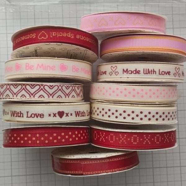 Dovecraft 'Love' Ribbon Collection