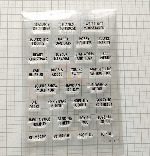 Mini Animal Christmas Stamp & Die Set - Image 3