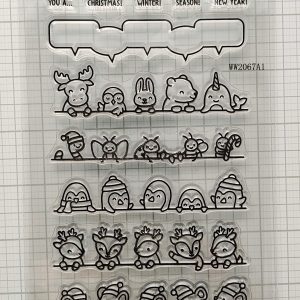 Mini Animal Christmas Stamp & Die Set - Image 4