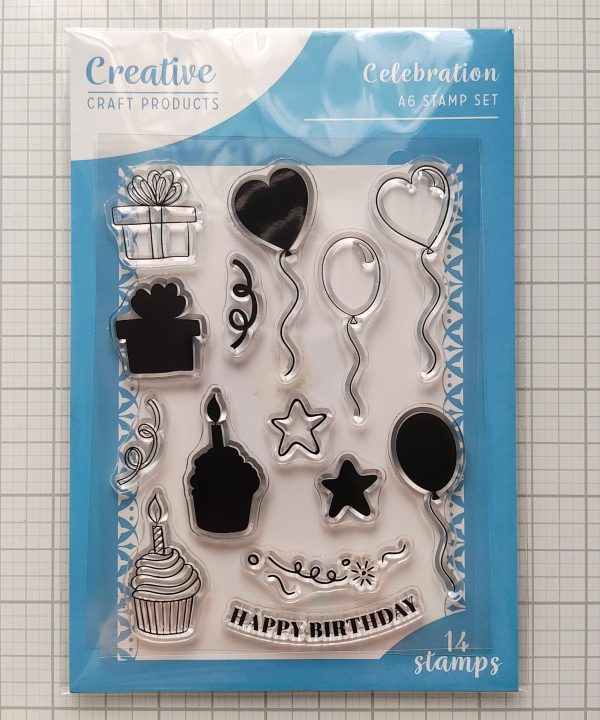 Creative Craft Products Celebration Clear Stamp Set