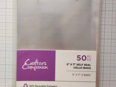 50 Self-Seal Cello Bags, 5"x7"