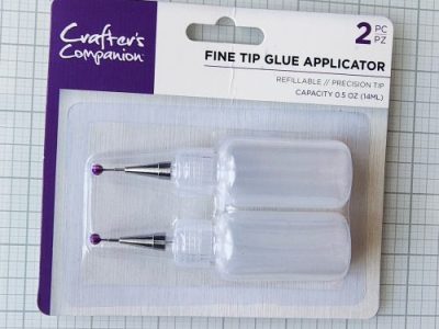 Fine-tip glue applicators