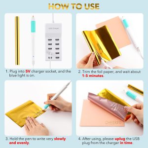 USED: Hot Foil Quill Pen - Image 2