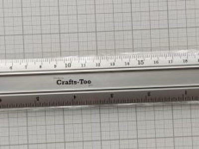 Crafts Too Aluminium Ruler - 20cm