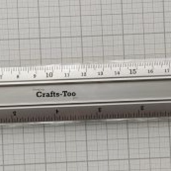 Crafts Too Aluminium Ruler - 20cm