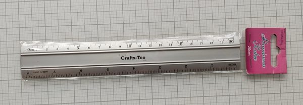 Aluminium ruler