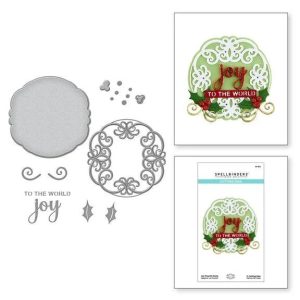 Spellbinders - Joy Flourish Doily- Christmas Flourish