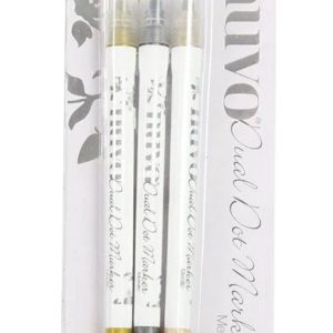 Nuvo - Dual Tip Dot Markers - Metallic