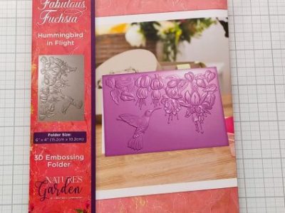 USED: Fabulous Fuchsia Embossing Folder