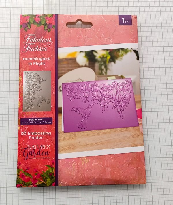 USED: Fabulous Fuchsia Embossing Folder