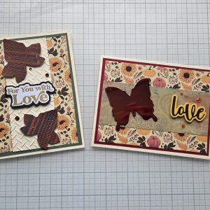 Patterned Paper Card Formula Measurements
