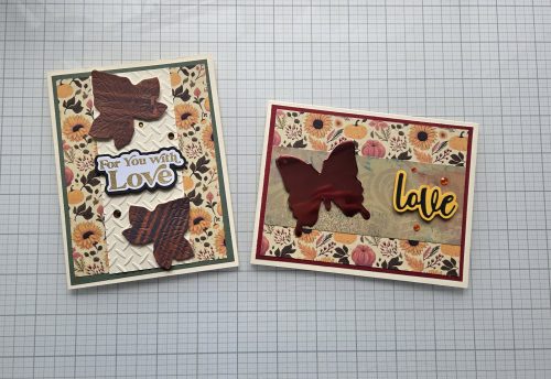 Quick card formula for using patterned papers