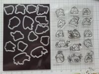 USED: Frog stamp and die set