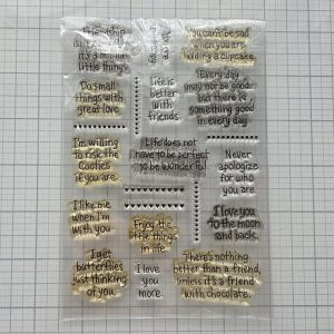 USED: Sentiment stamp set