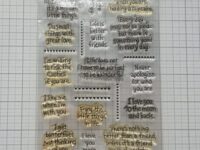USED: Sentiment stamp set