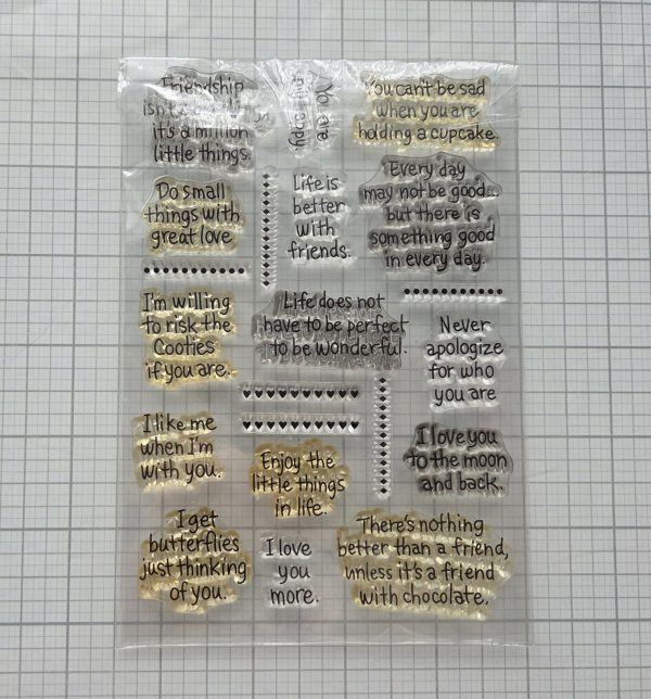 USED: Sentiment stamp set