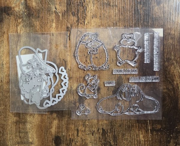 Animal stamp and die set