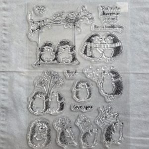 Hedgehog stamp set