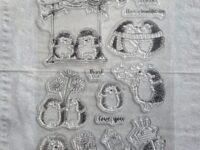 USED: Hedgehog stamp set